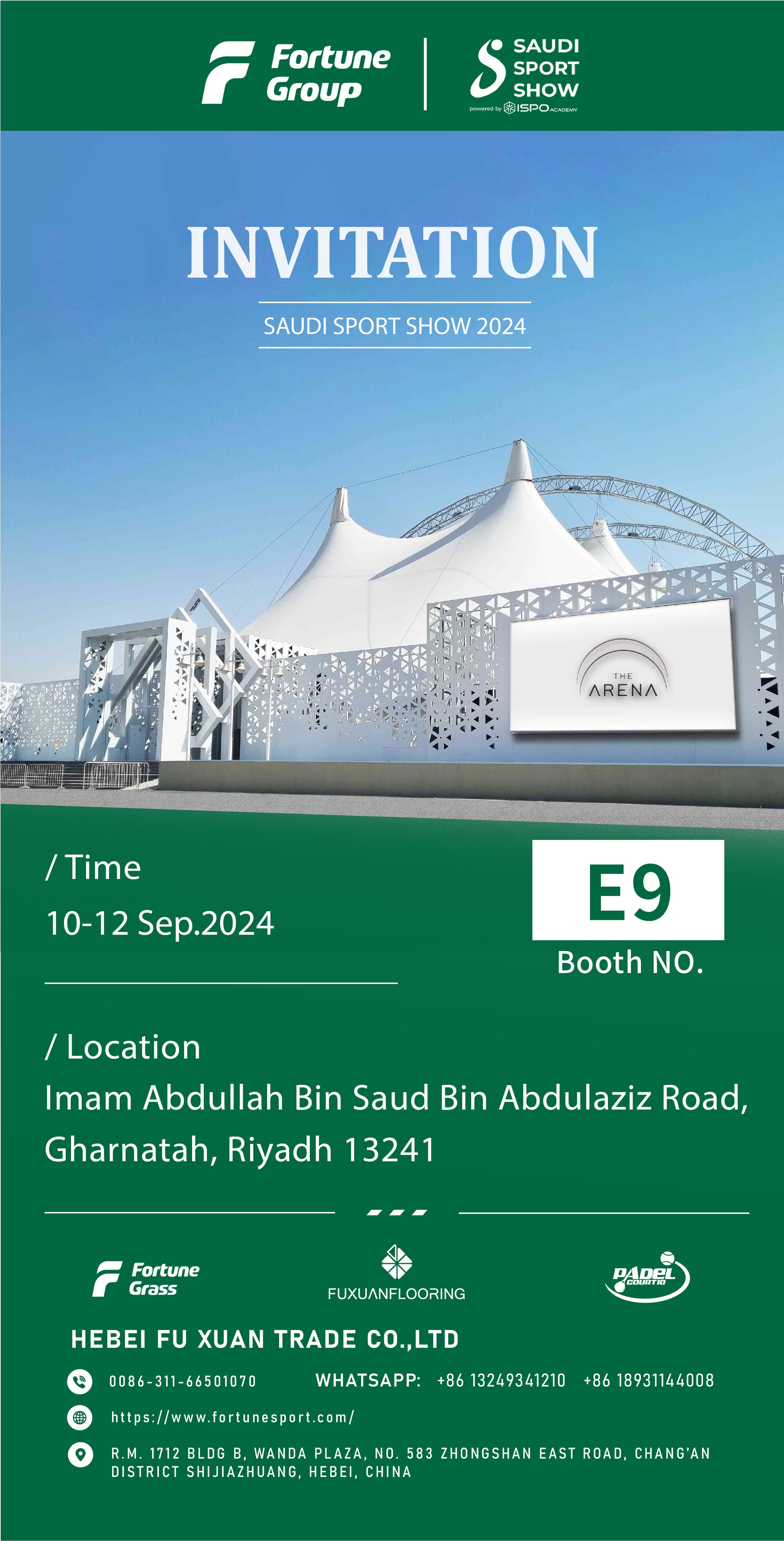 Fortuna para asistir a Saudi Sports Expo 2024 Fortuna para asistir a Saudi Sports Expo 2024