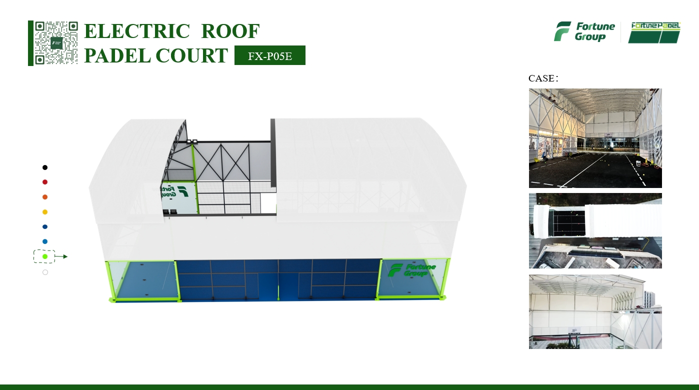 Construye una cancha de Padel cubierta