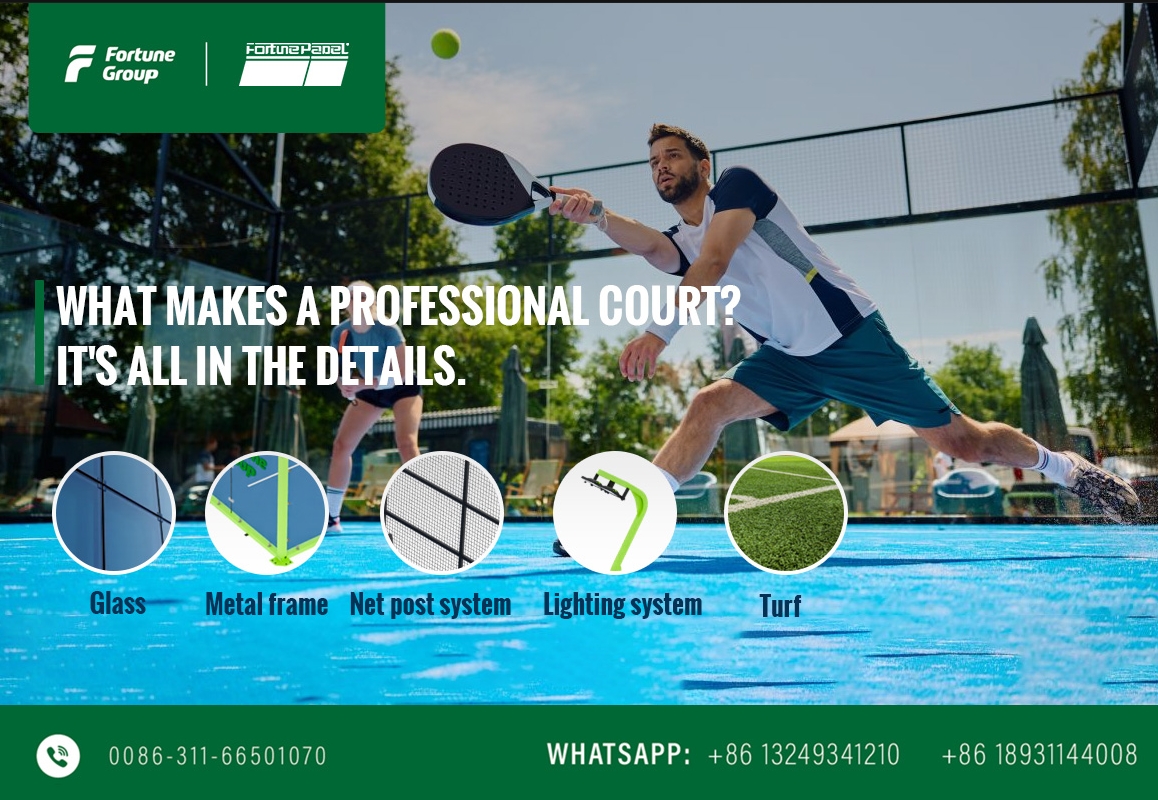 Materiales de una sola corte de Padel