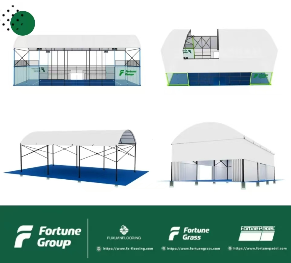 Techos de cancha de Padel reforzados
