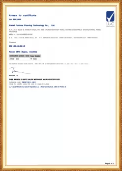 Certificado de césped CE