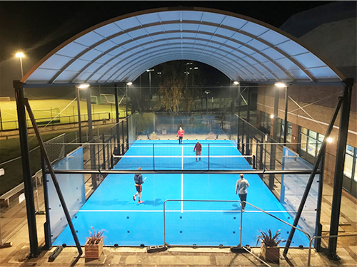 Proyecto de corte de Padel cubierto de FX-P05 en Colombia