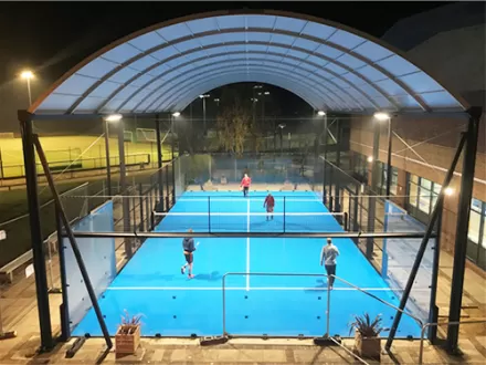 Proyecto de corte de Padel cubierto de FX-P05 en Colombia