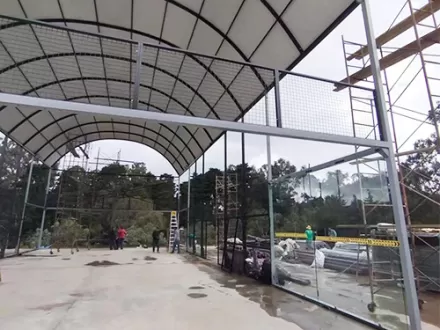 P02Q Panorámica Padel Court en Arabia Saudita