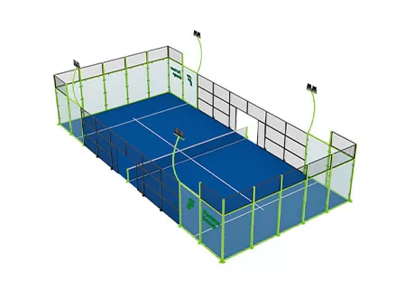 ¿Qué factores están relacionados con la resistencia al viento de una cancha de tenis de Padel?