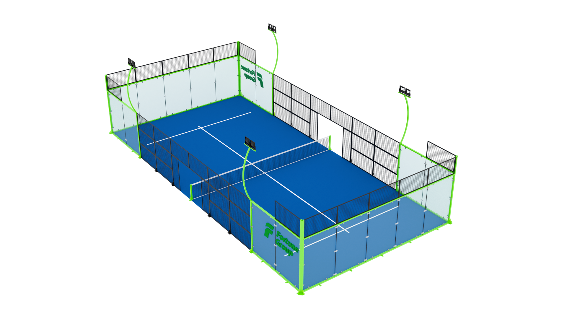Medio panorámico Padel Court