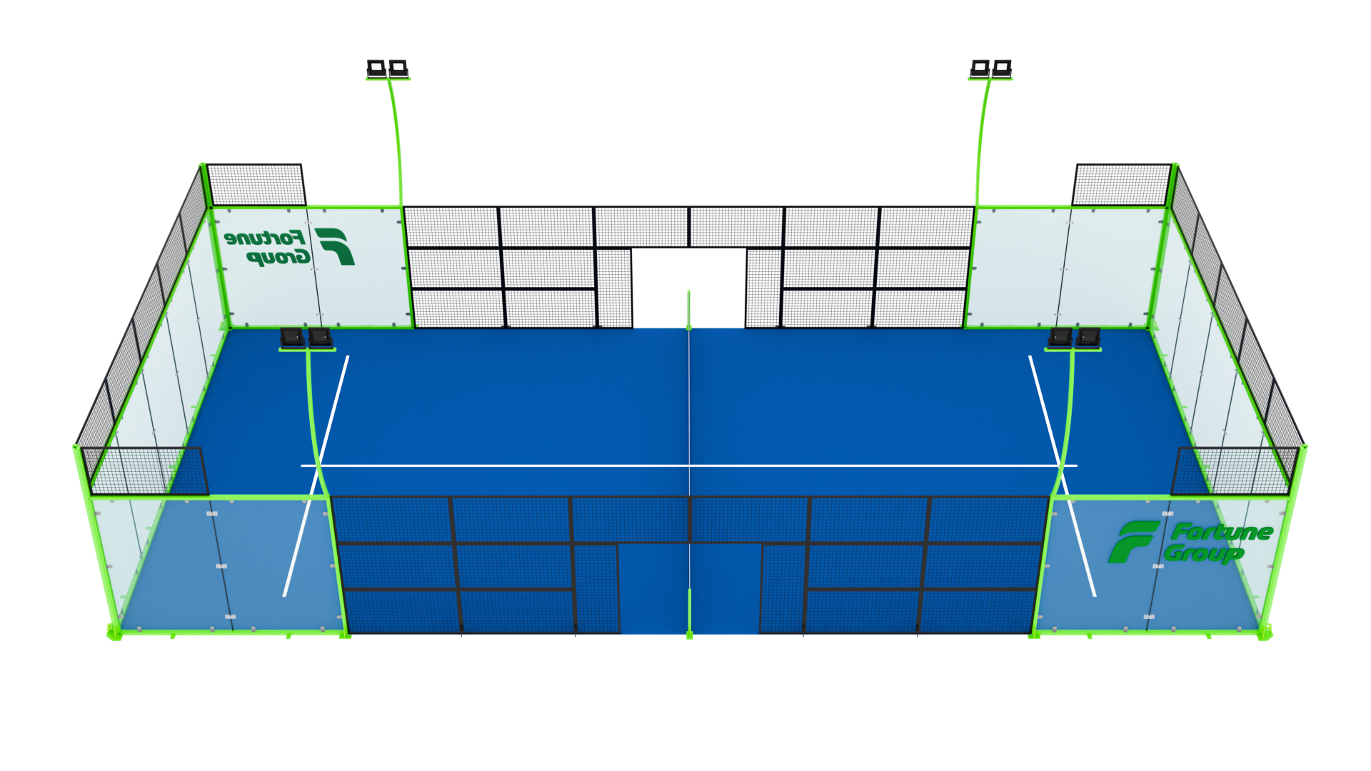 Medio panorámico Padel Court