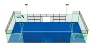 Medio panorámico Padel Court