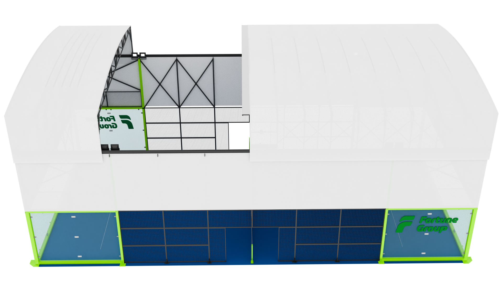 Techo eléctrico Padel Court