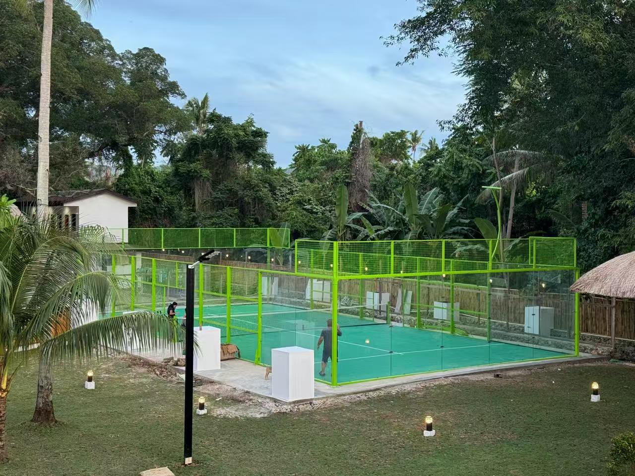 El panorámico Padel Court FX-P02Q instalado en Filipinas