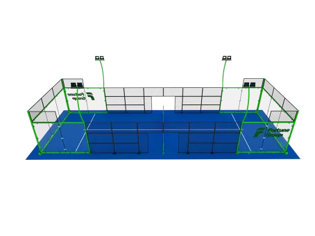 Soluciones de la corte compacta de la corte de padel