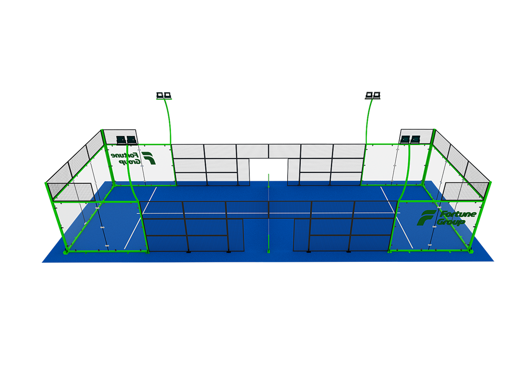 Instalación de un solo pájaro de Padel para uso residencial