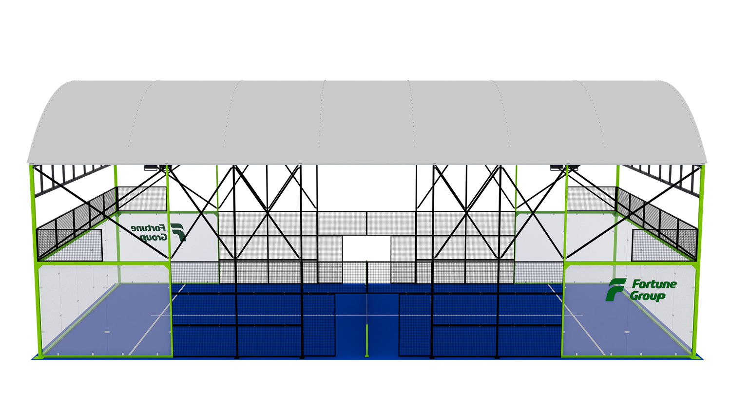 FX-P05 Court Padel Court con techo de acero