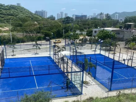 Colombia Santa Marta Padel Club Historia de éxito | P04 Tribunales de medio panorámico