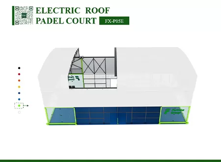 ¿Cuál es la mejor altura del techo para una cancha de Padel?