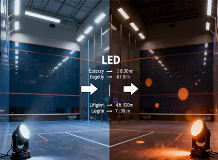 LED vs Halógena: La mejor iluminación para pistas de pádel