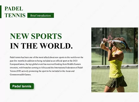 Fortune Padel: tecnología verde para pistas sostenibles de competición